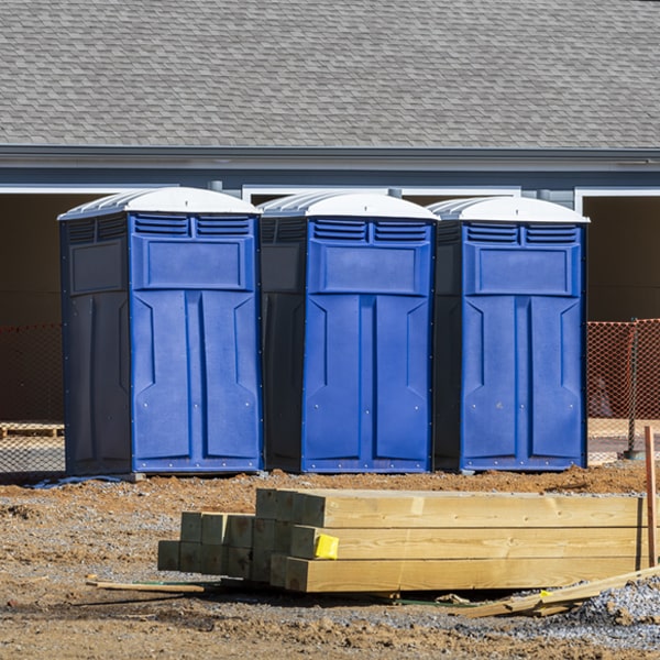 how often are the portable toilets cleaned and serviced during a rental period in South Kent Connecticut